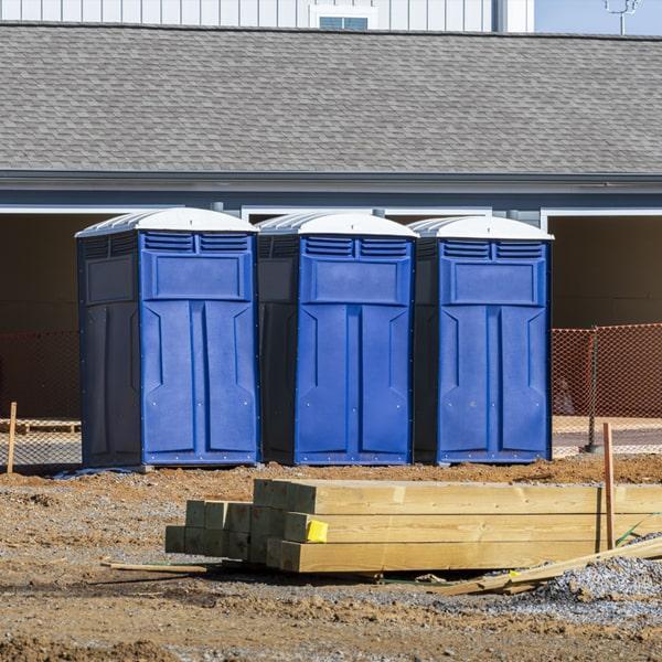 Heavy-duty construction site porta potty in Placerville, California